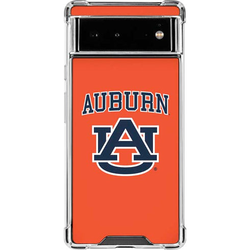 Auburn University AU Orange Google Pixel 6 Clear Case